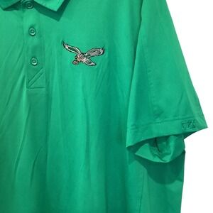 Cutter & Buck Philadelphia Eagles Polo Shirt Green DryTec Golf NWT - XXL